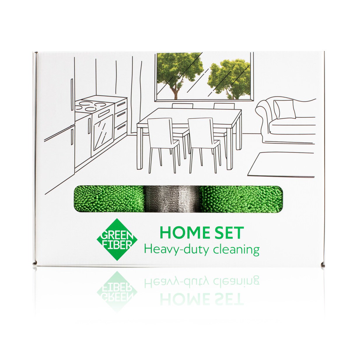 Набор для чистки сложных загрязнений HOME SET Heavy-duty Сleaning Set Набор для чистки сложных загрязнений HOME SET Heavy-duty Сleaning Set